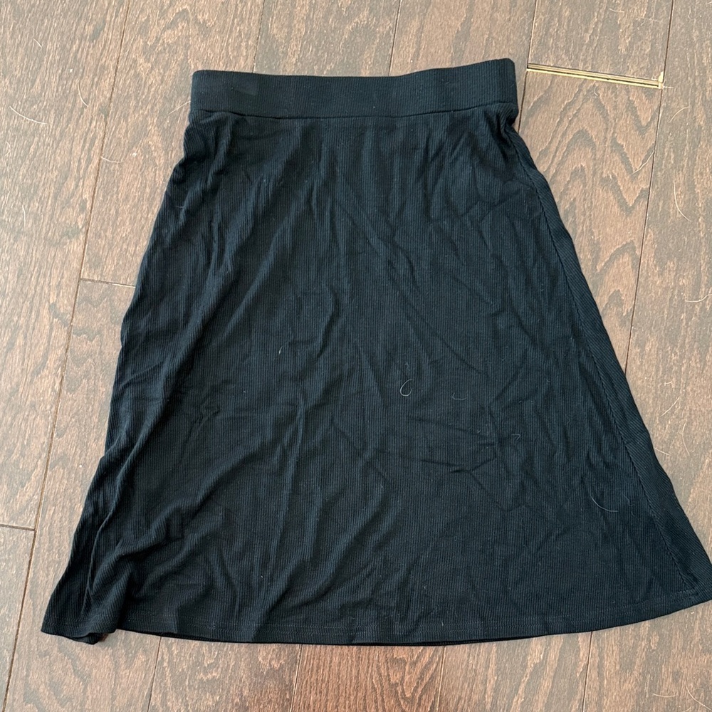 Chic Black A-Line Women's Skirt